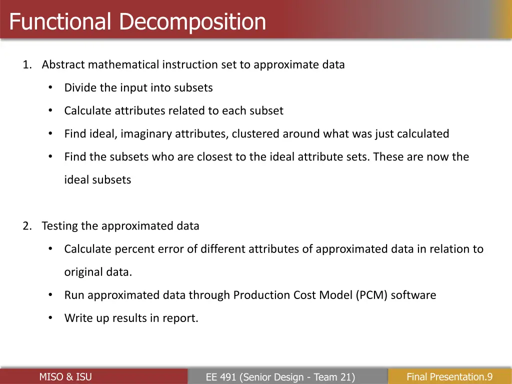 functional decomposition