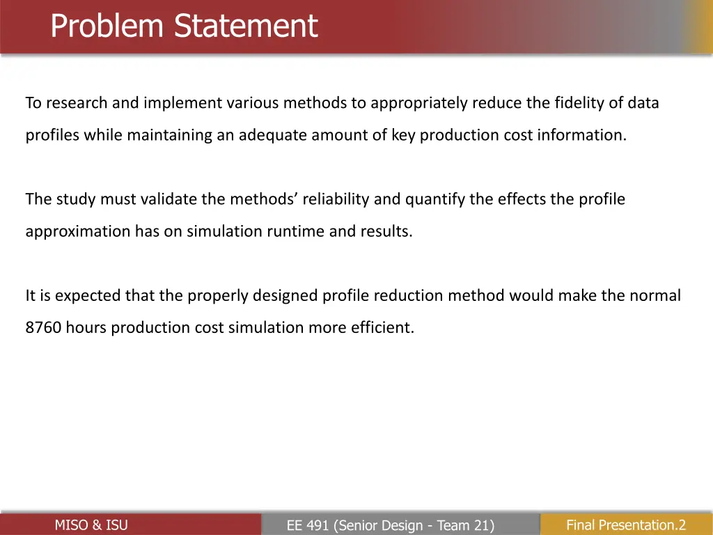 problem statement
