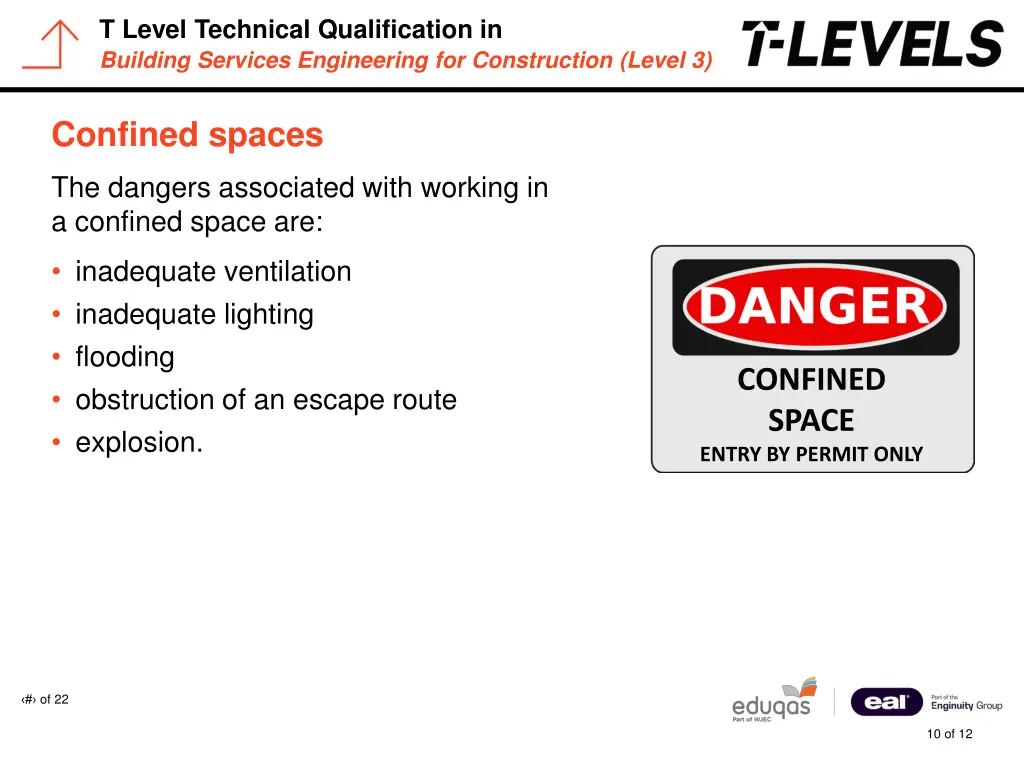 t level technical qualification in building 9