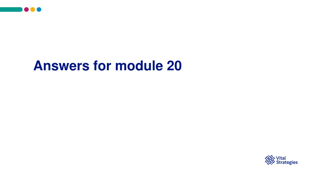 answers for module 20