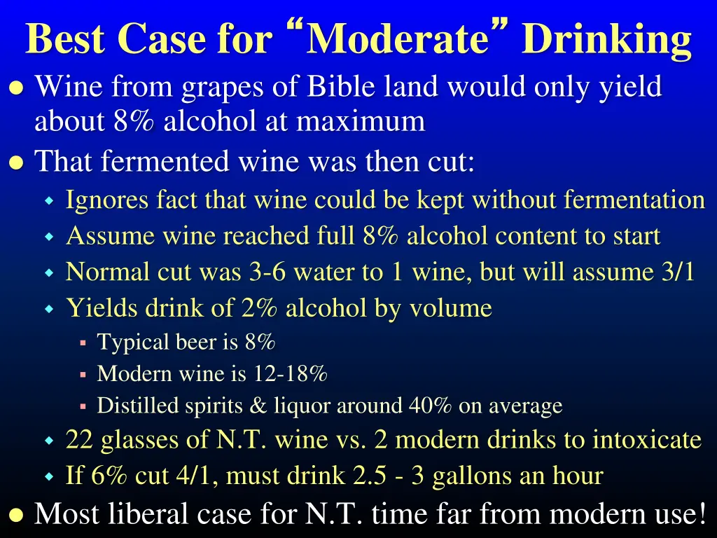 best case for moderate drinking wine from grapes