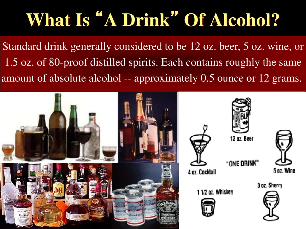 what is a drink of alcohol