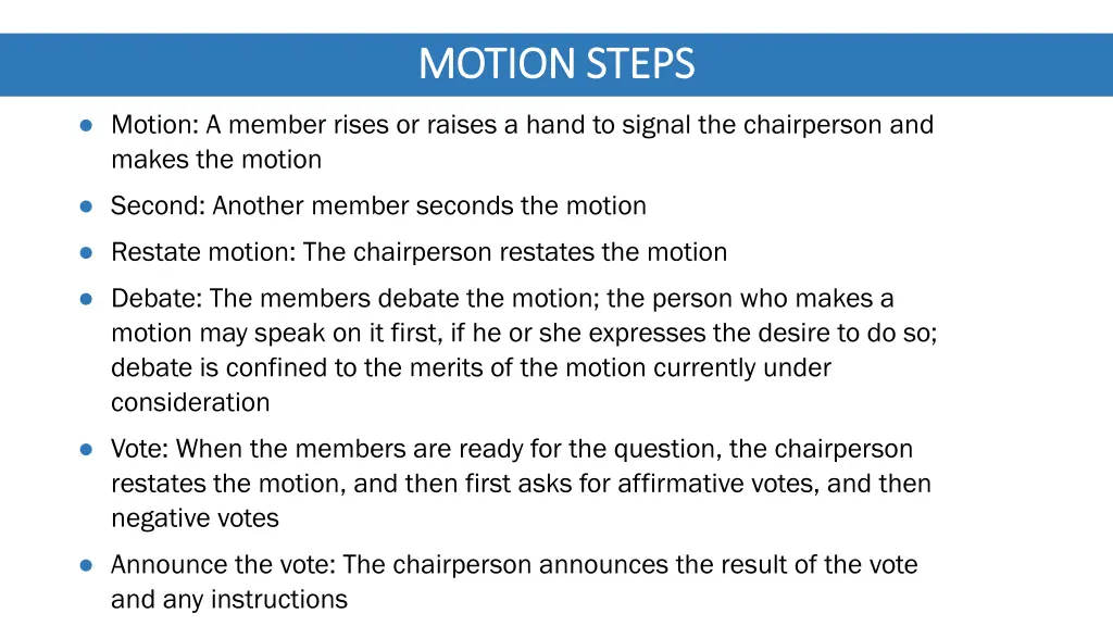 motion steps motion steps