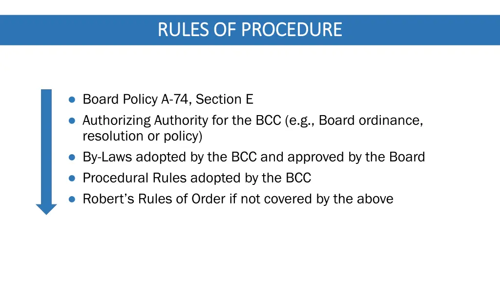 rules of procedure rules of procedure