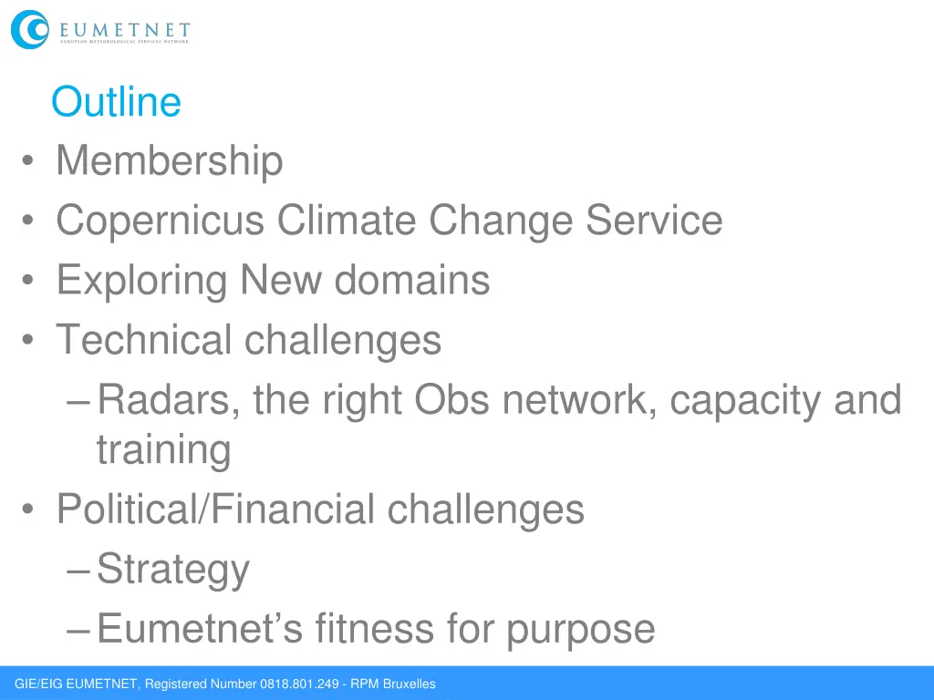 outline membership copernicus climate change