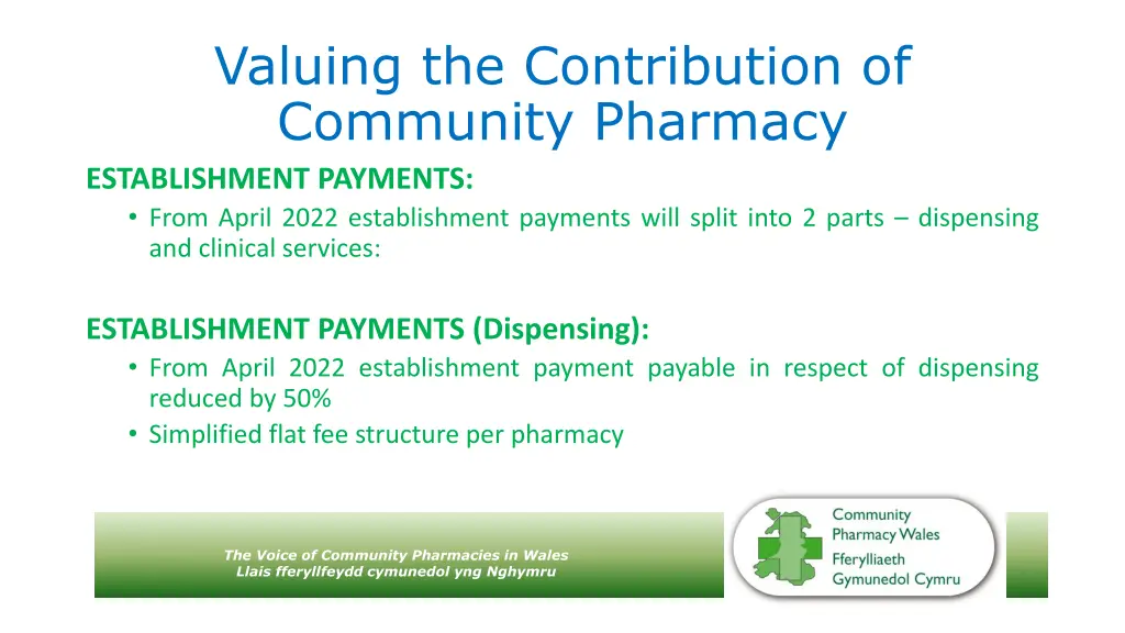 valuing the contribution of community pharmacy 3