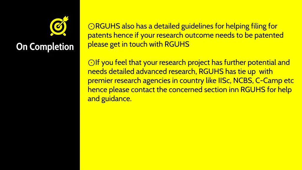 rguhs also has a detailed guidelines for helping