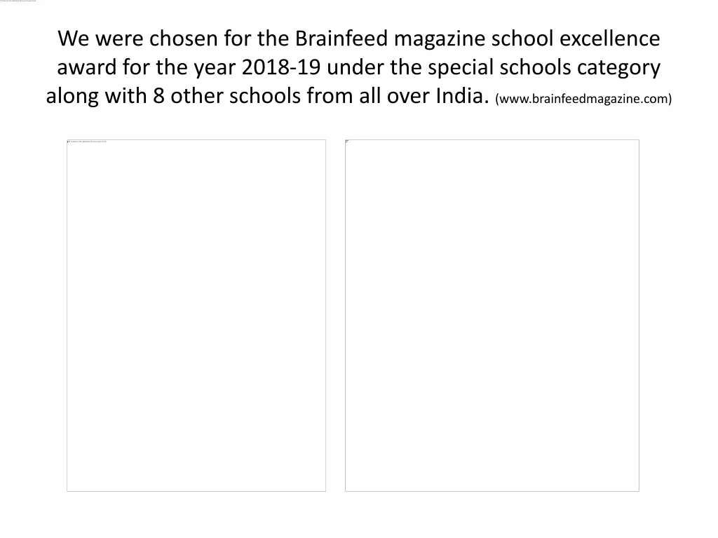 we were chosen for the brainfeed magazine school