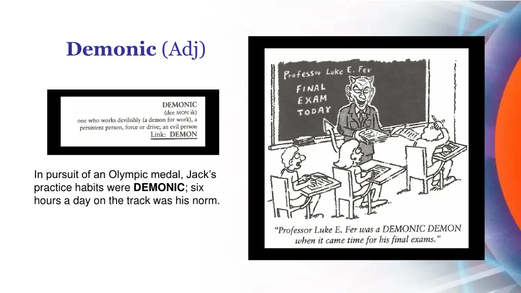 demonic adj