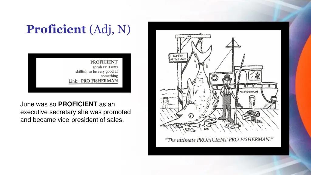 proficient adj n