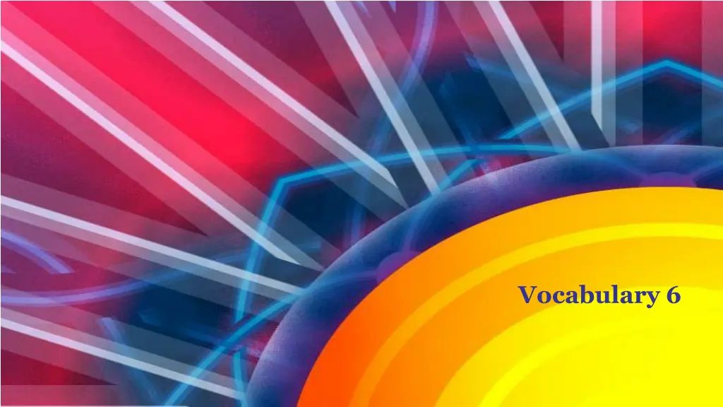 vocabulary 6
