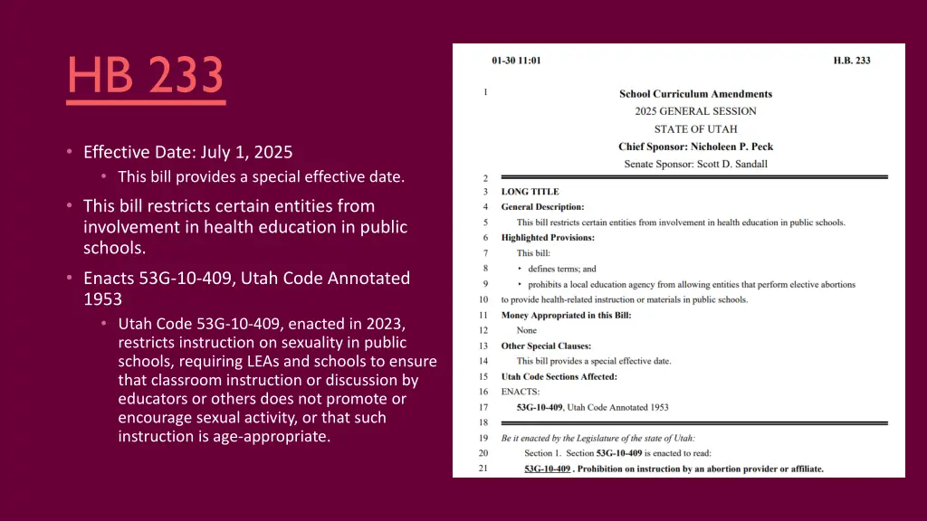 hb 233