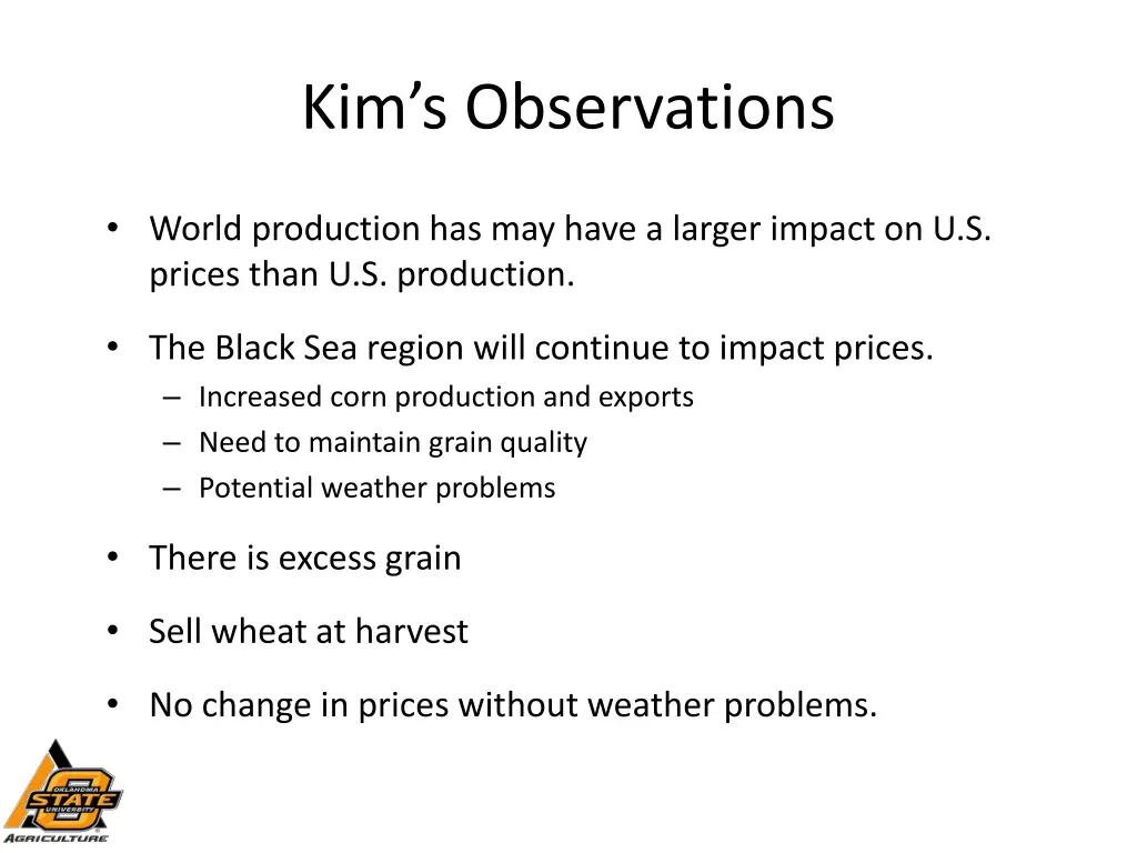 kim s observations