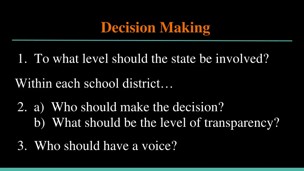 decision making 3