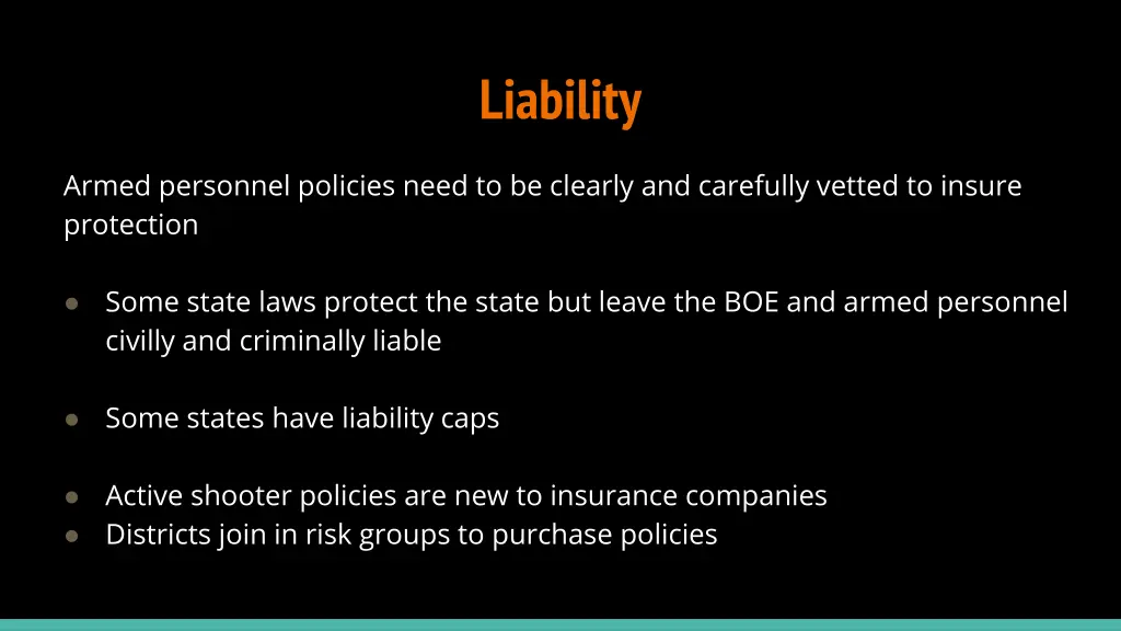 liability