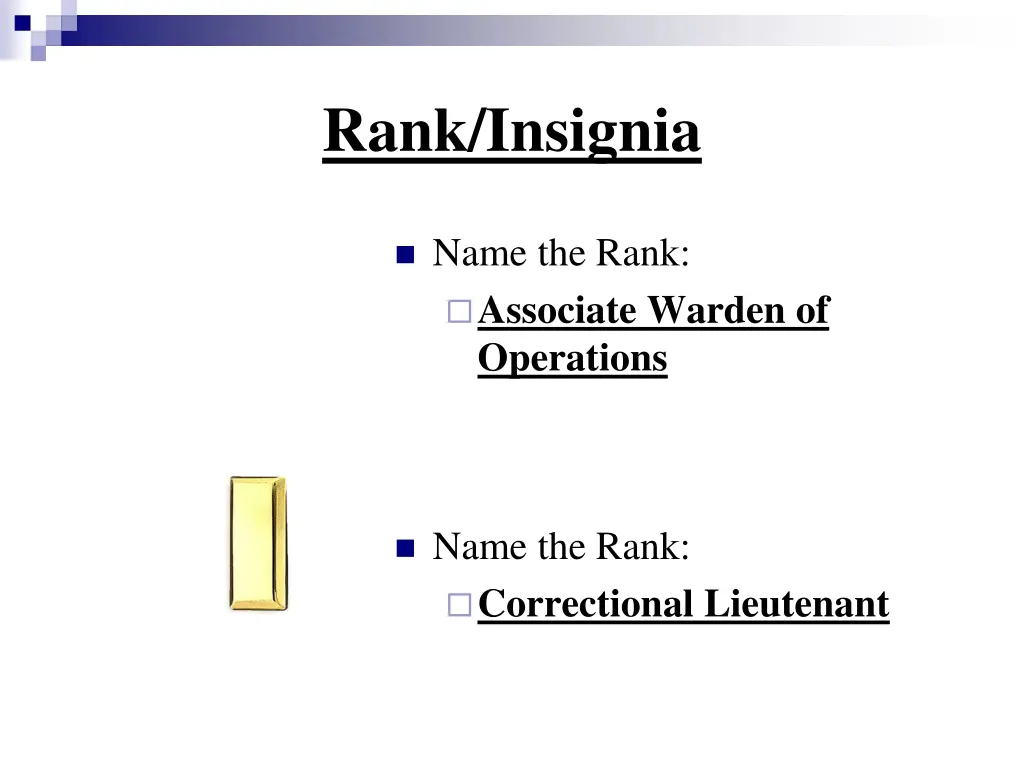 rank insignia