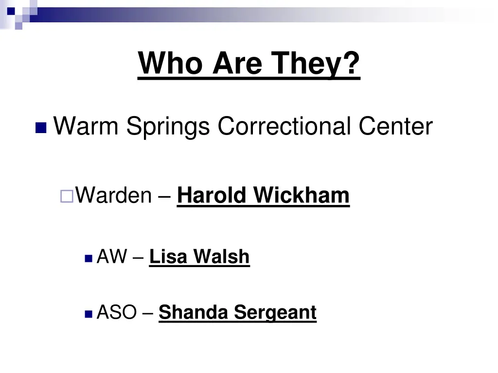 who are they 3
