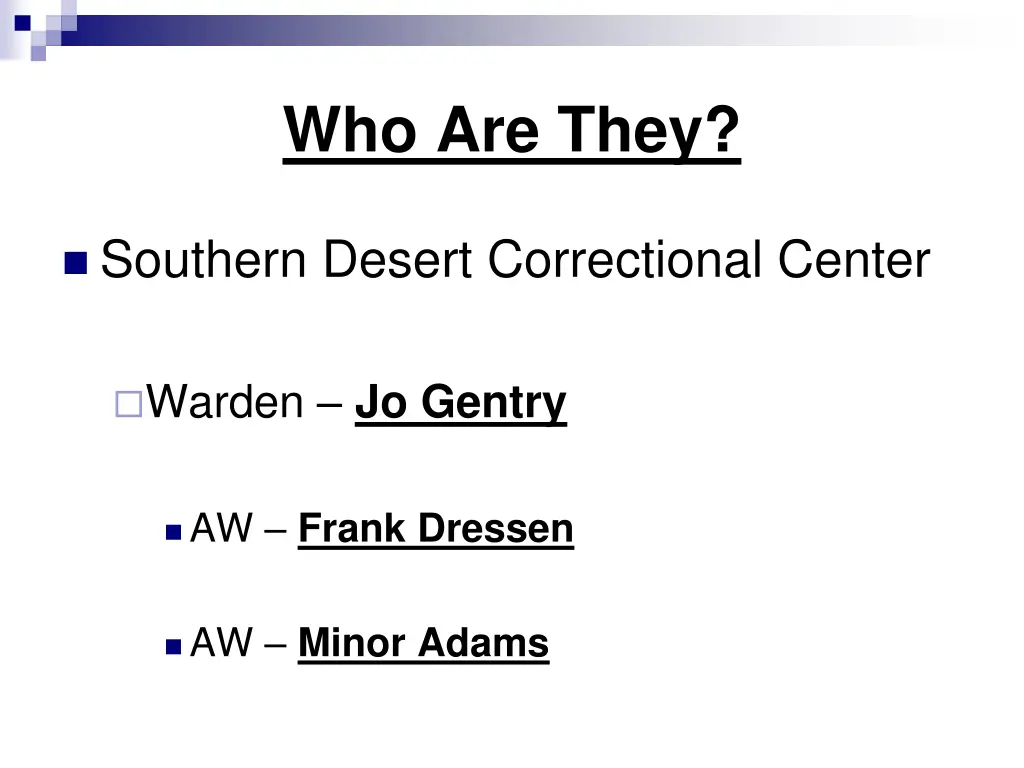 who are they 5
