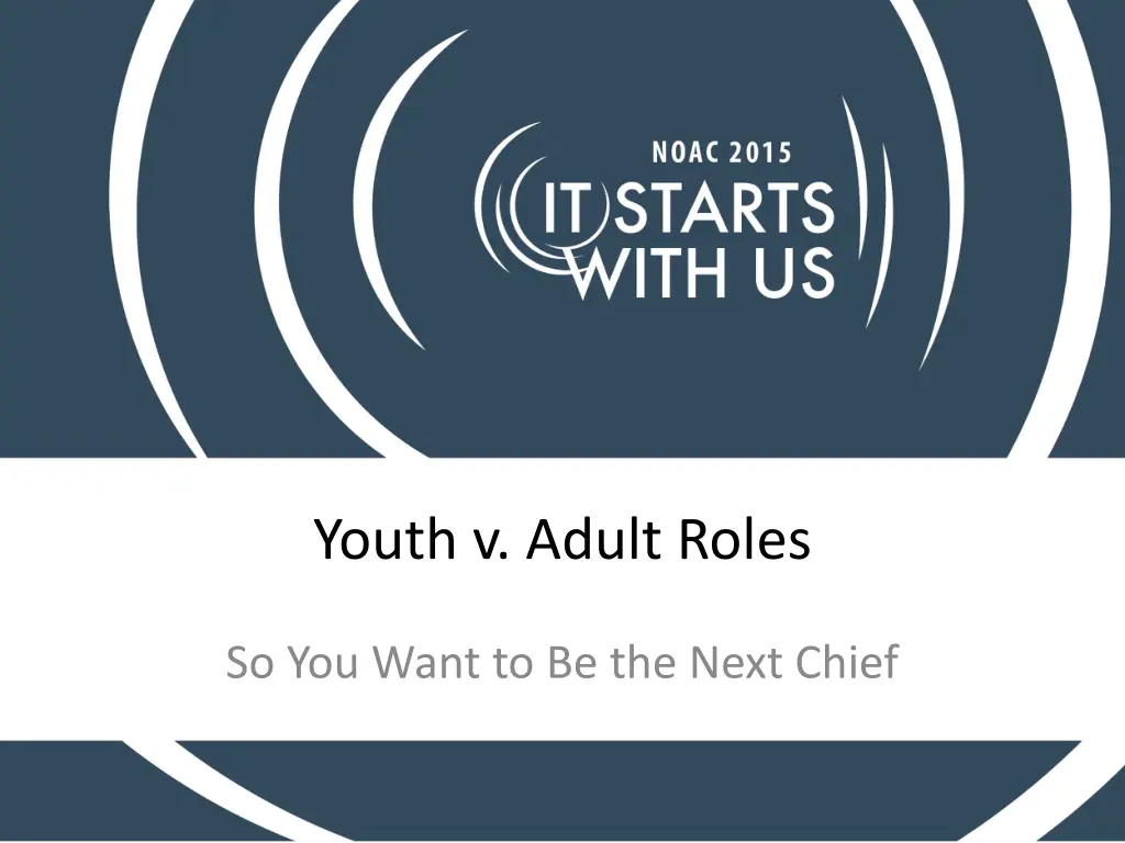 youth v adult roles
