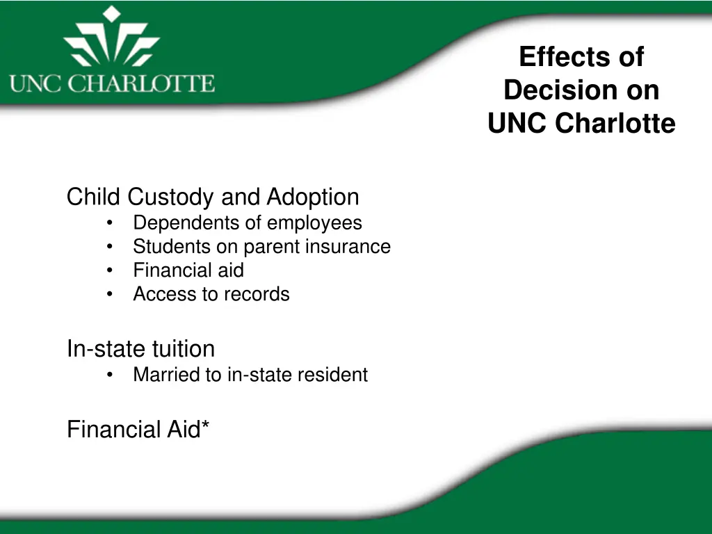 effects of decision on unc charlotte 3