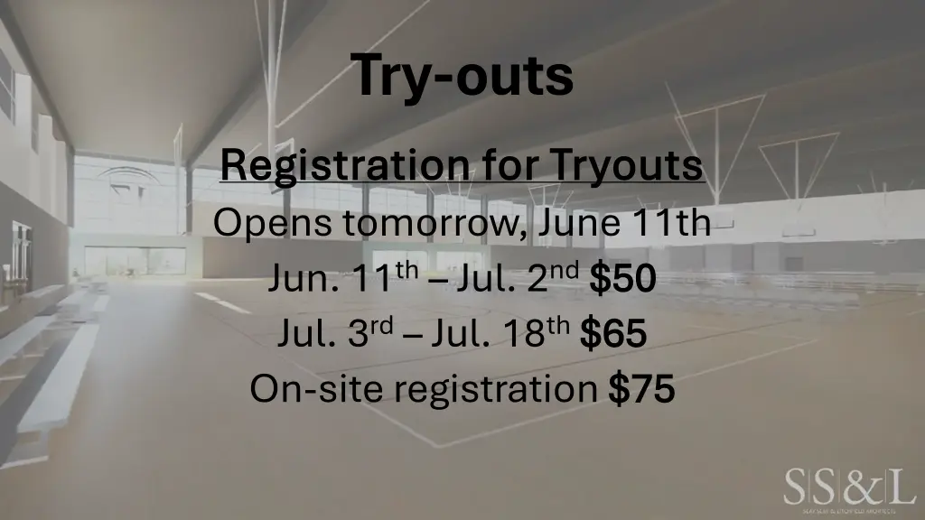 try outs