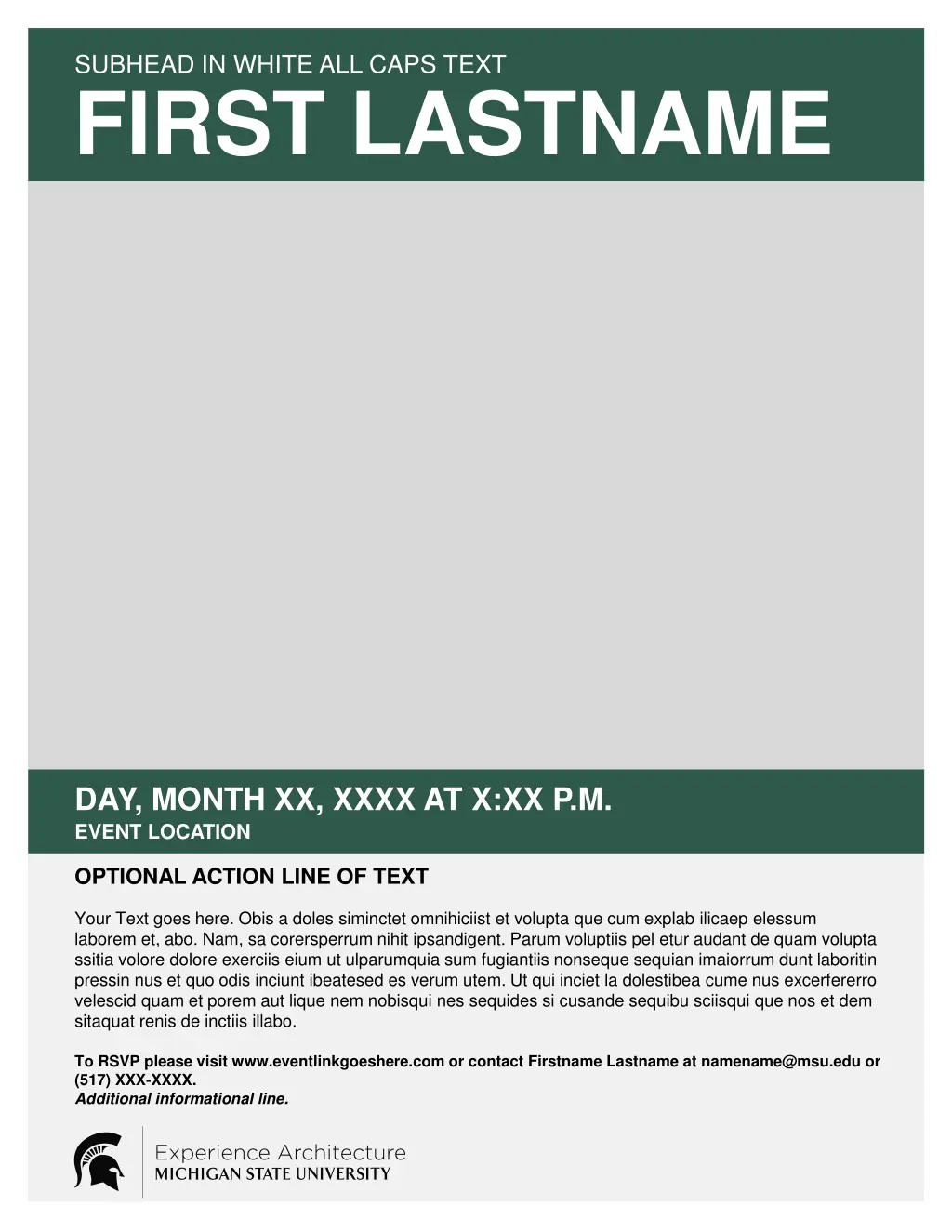 subhead in white all caps text 12
