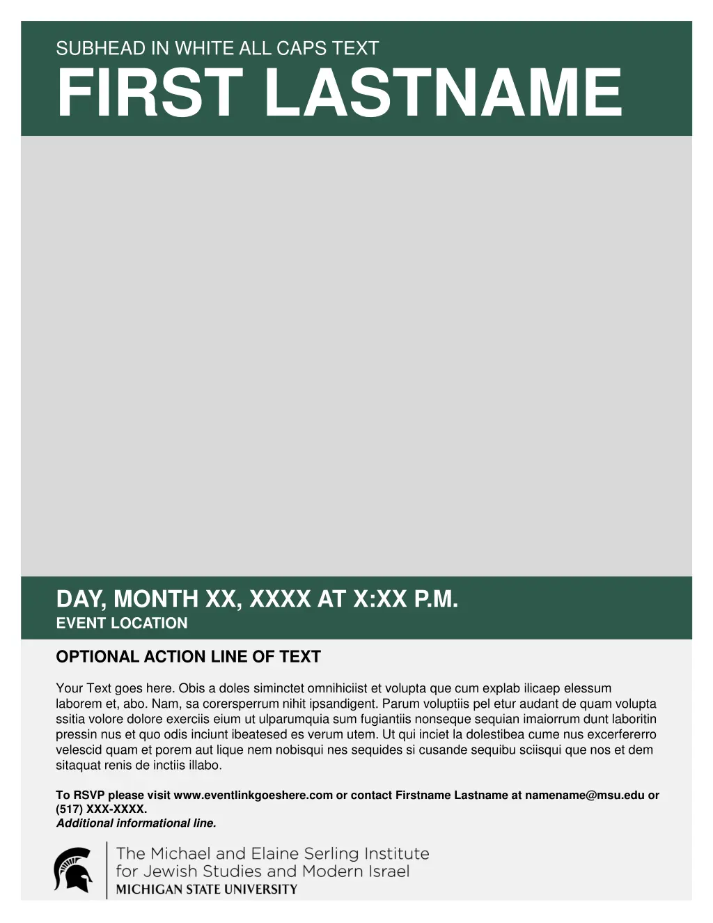 subhead in white all caps text 15