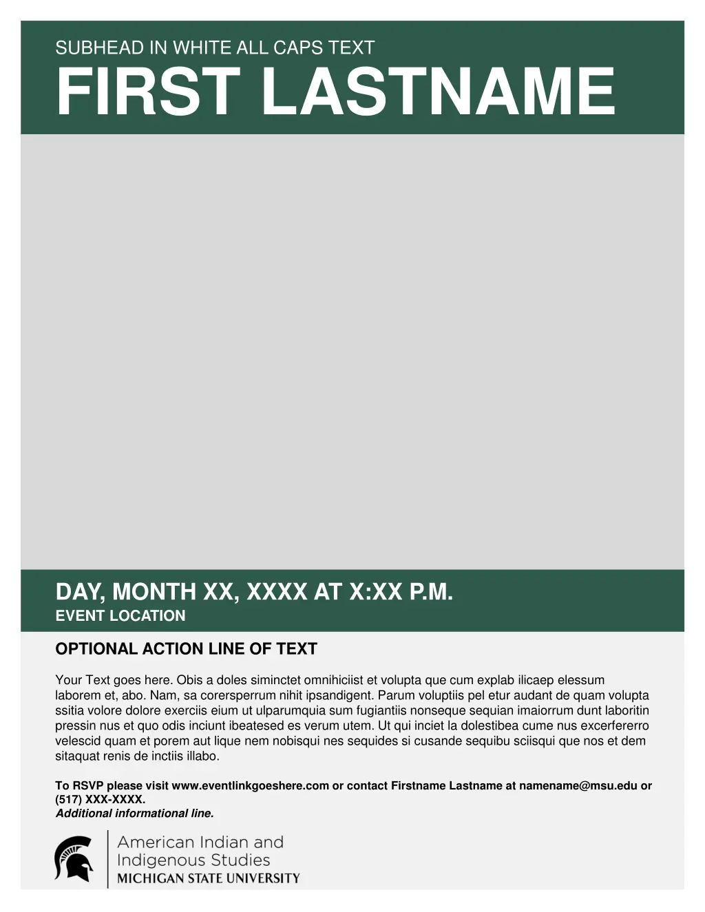 subhead in white all caps text 18