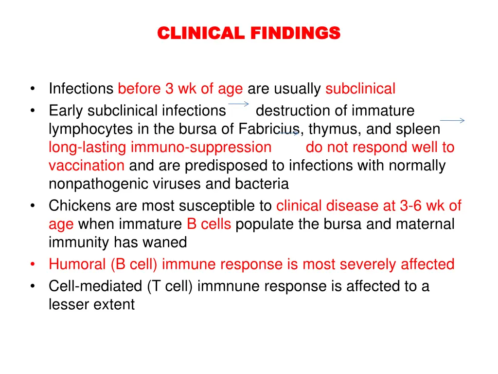 clinical findings clinical findings