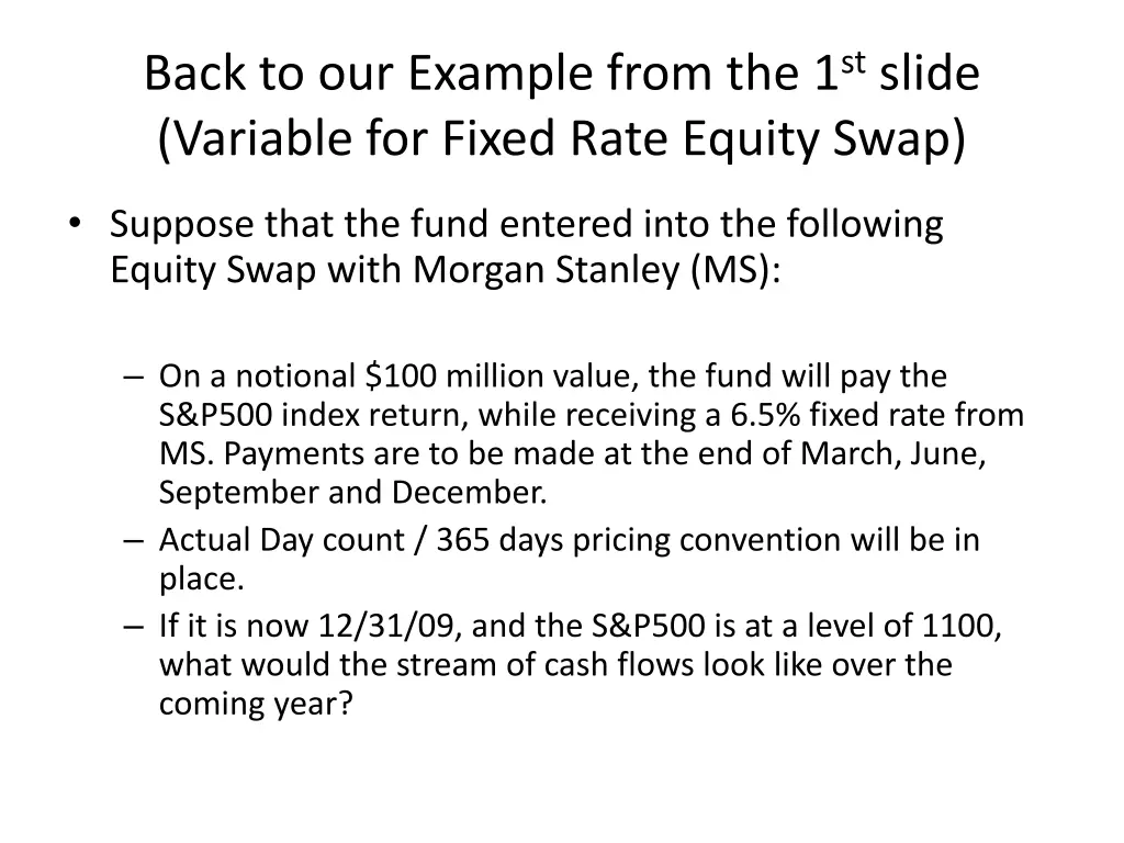 back to our example from the 1 st slide variable