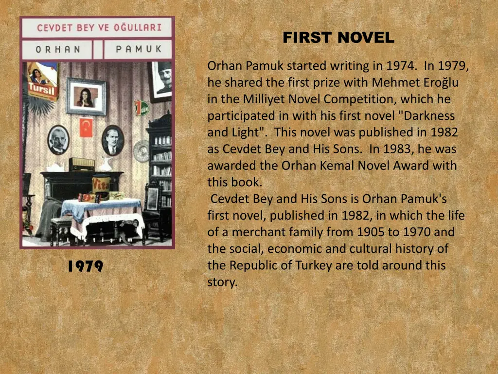 first novel