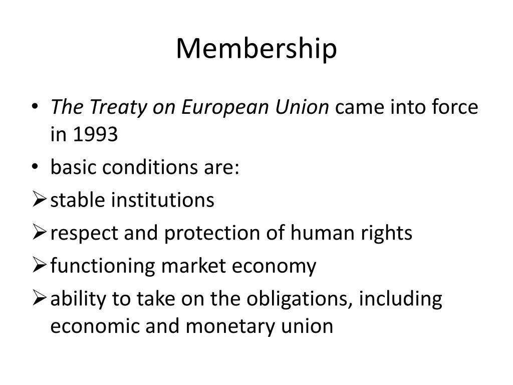 membership