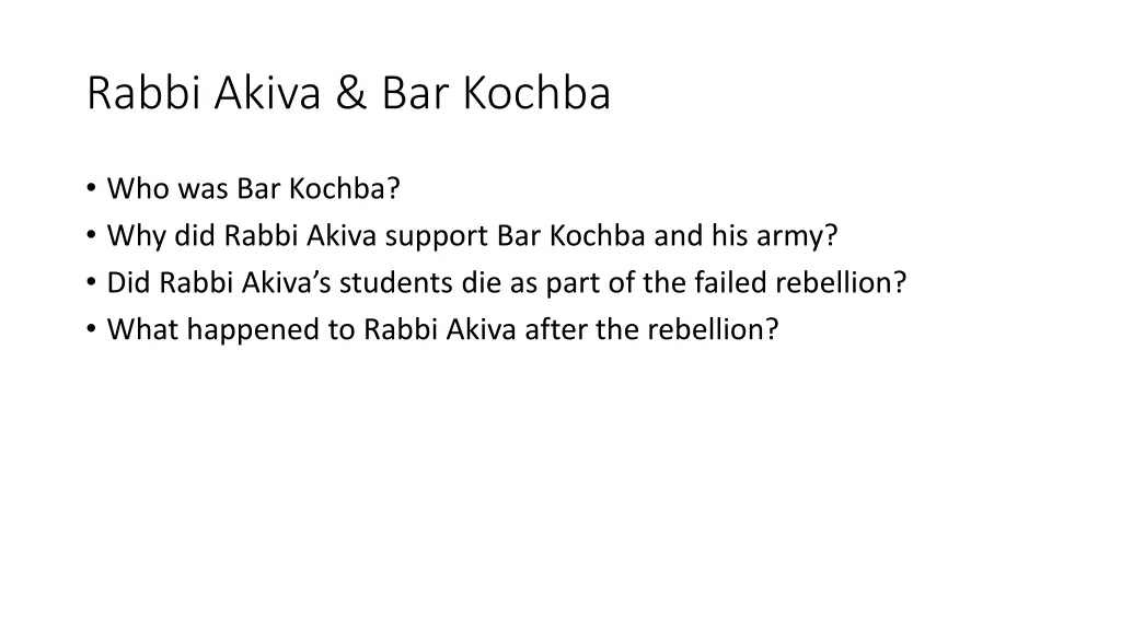 rabbi akiva bar kochba