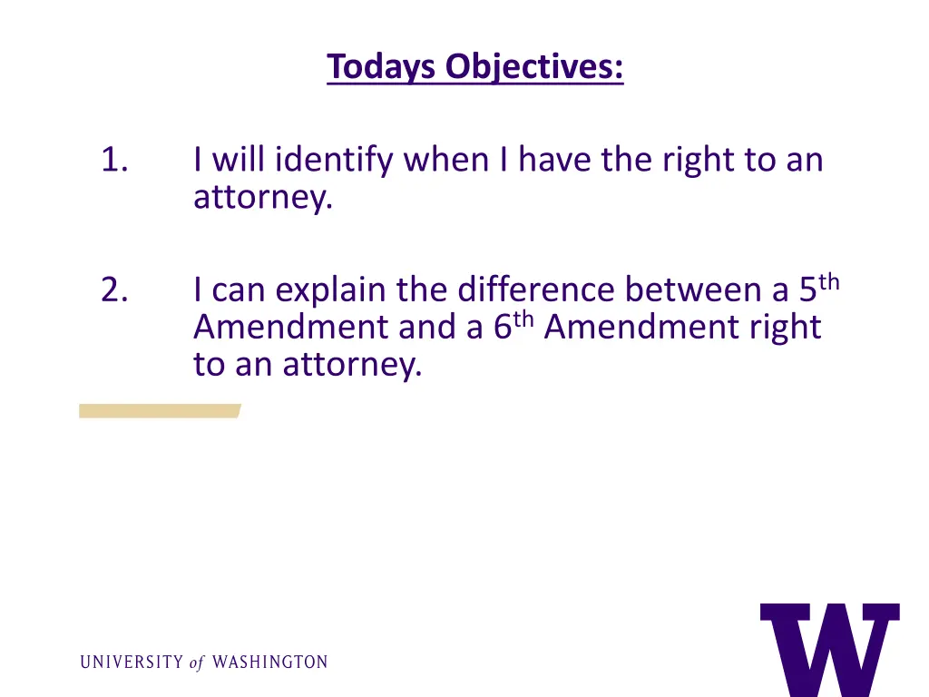 todays objectives