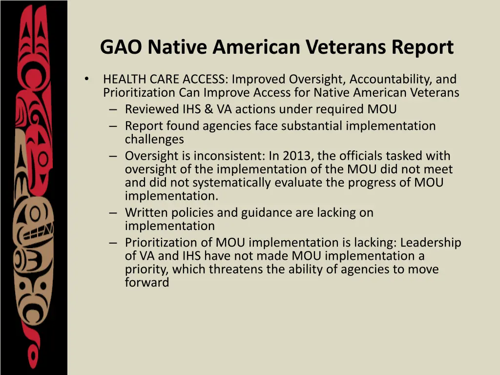 gao native american veterans report