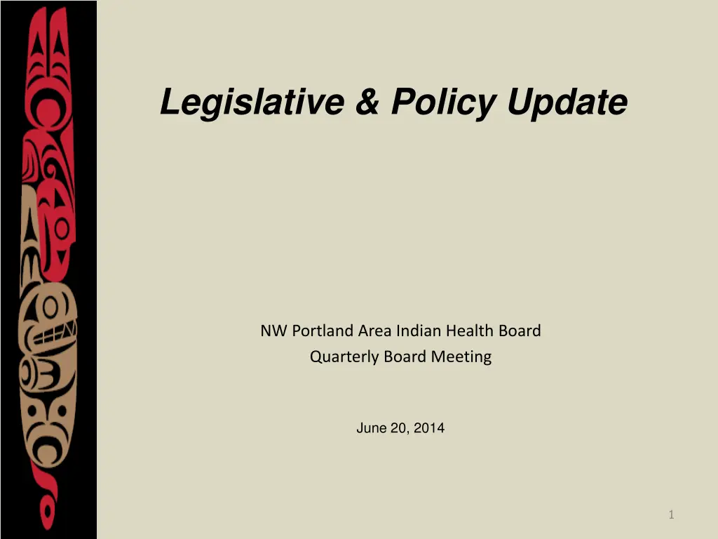 legislative policy update