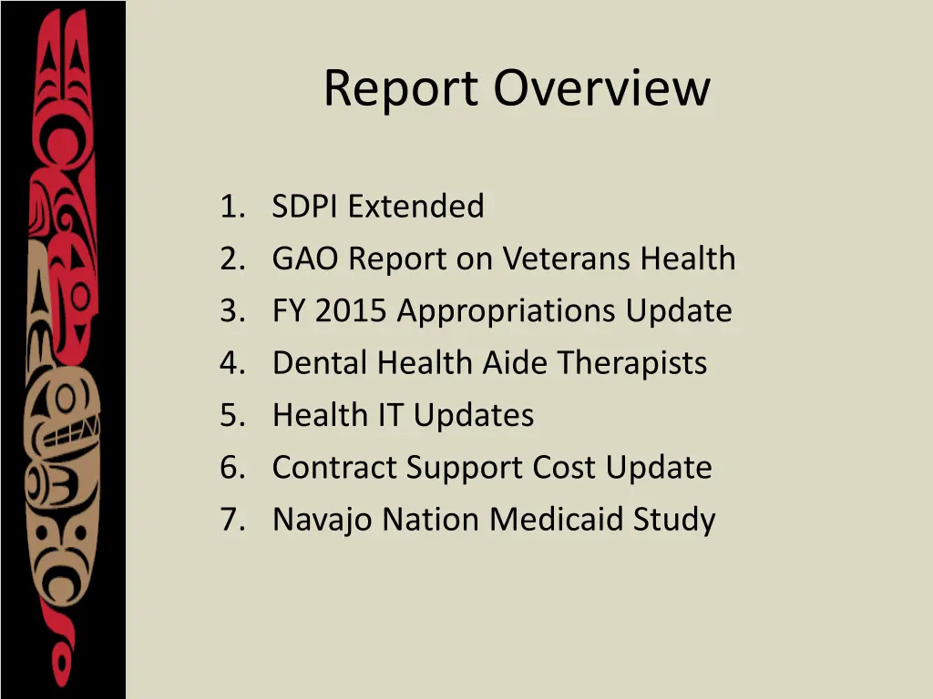 report overview