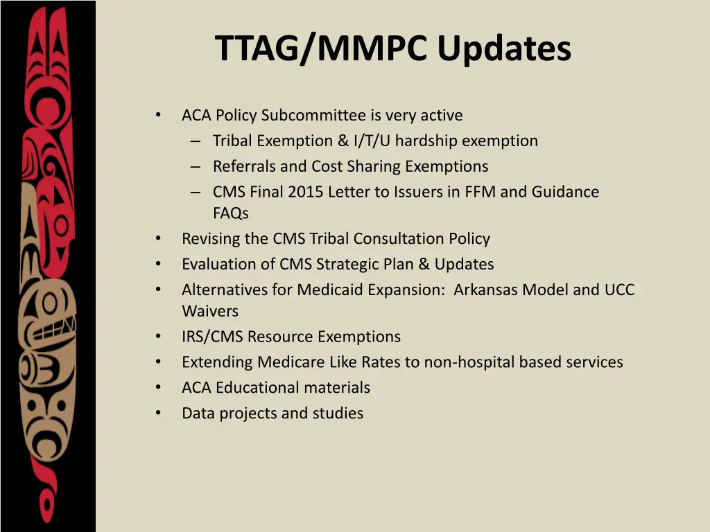 ttag mmpc updates