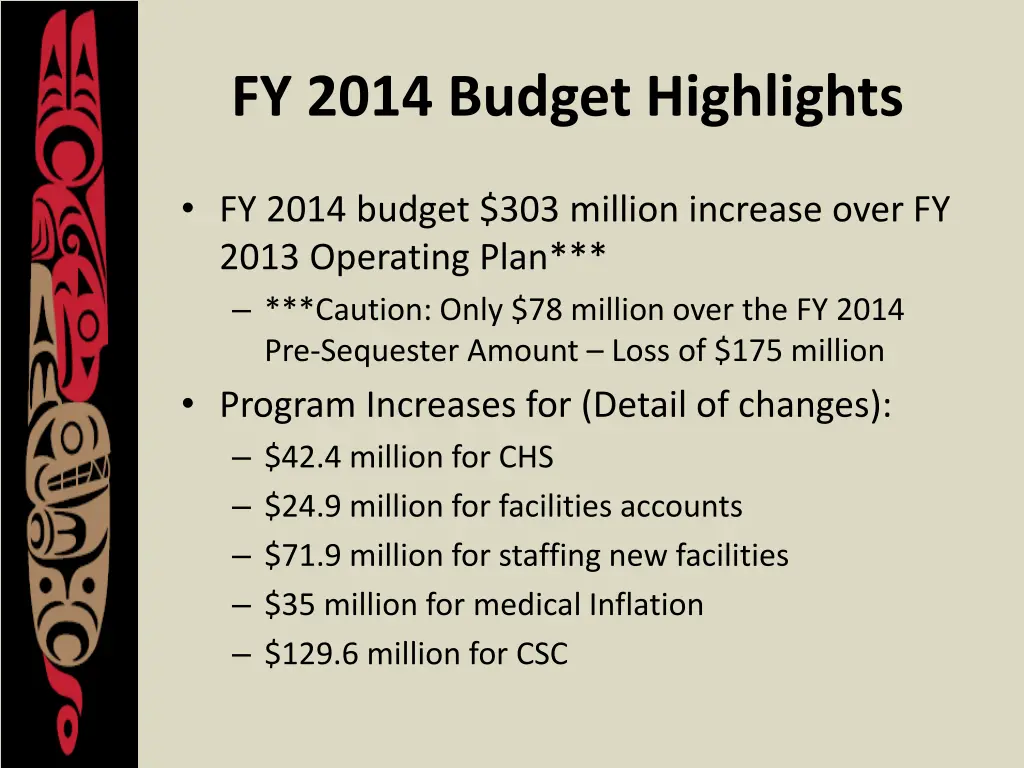 fy 2014 budget highlights