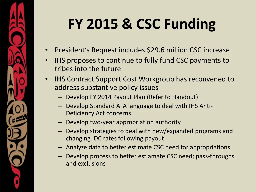 fy 2015 csc funding