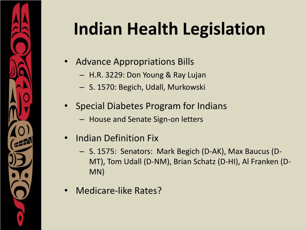 indian health legislation