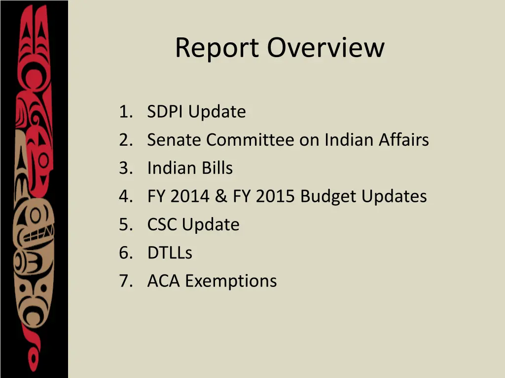report overview