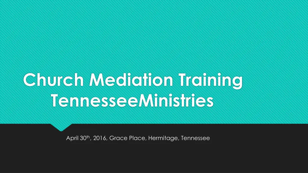 church mediation training tennesseeministries