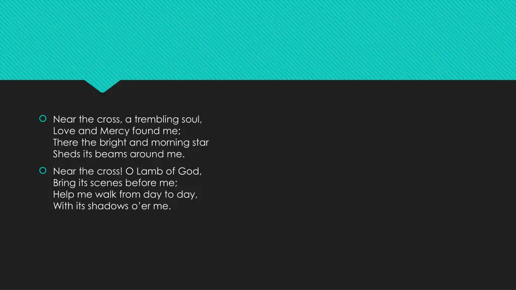 near the cross a trembling soul love and mercy