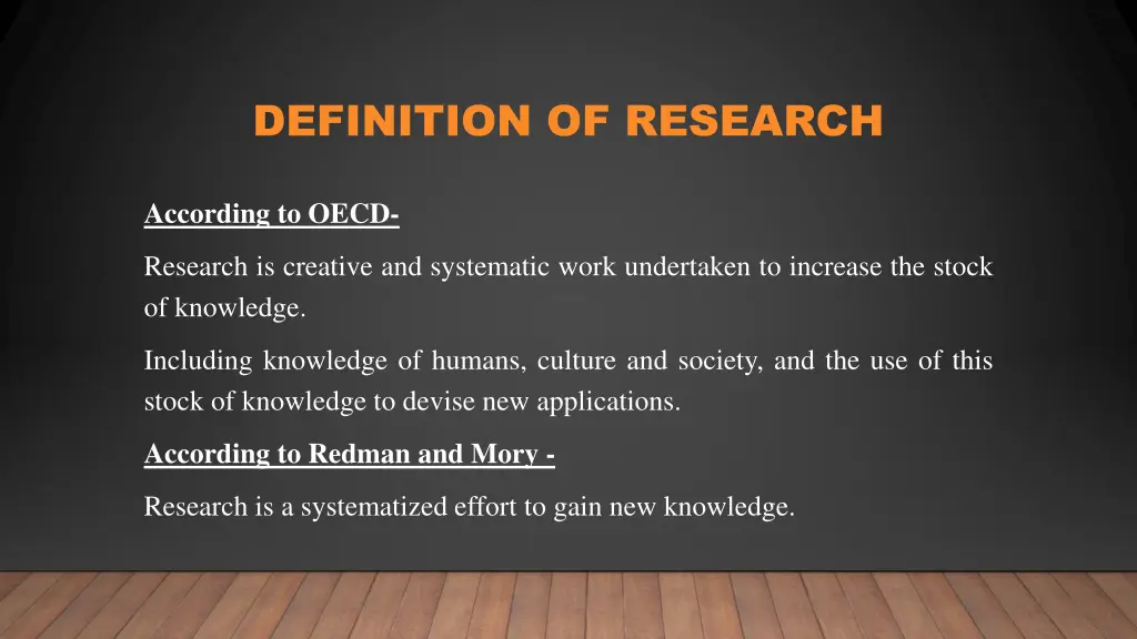 definition of research