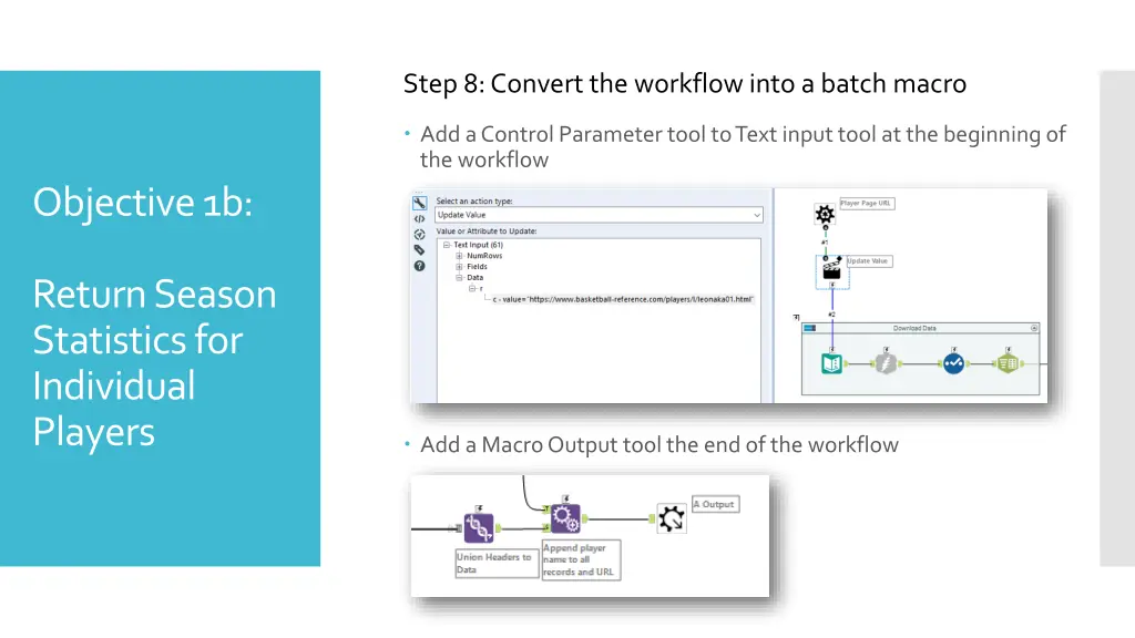 step 8 convert the workflow into a batch macro
