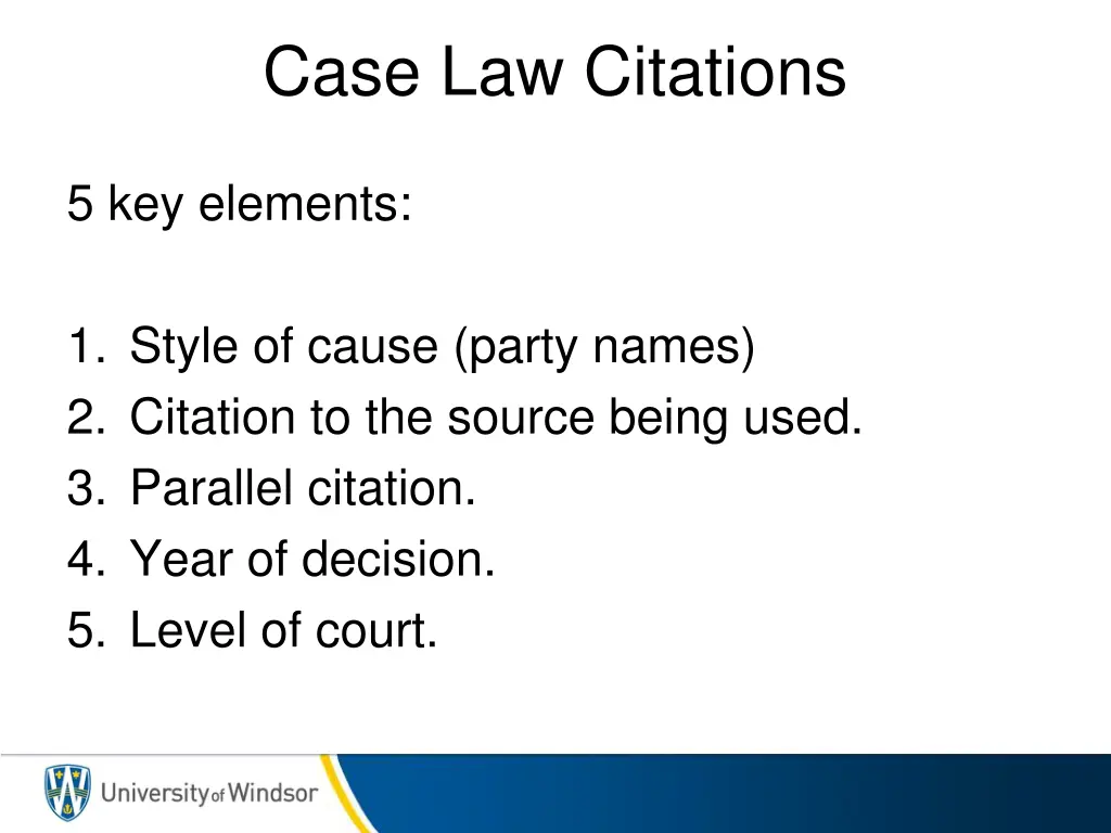 case law citations
