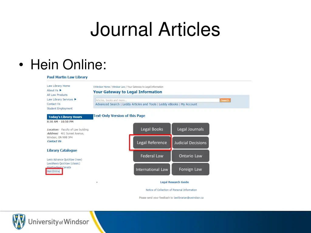 journal articles
