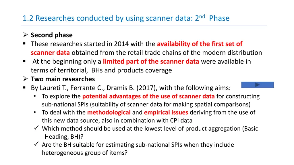 1 2 researches conducted by using scanner data