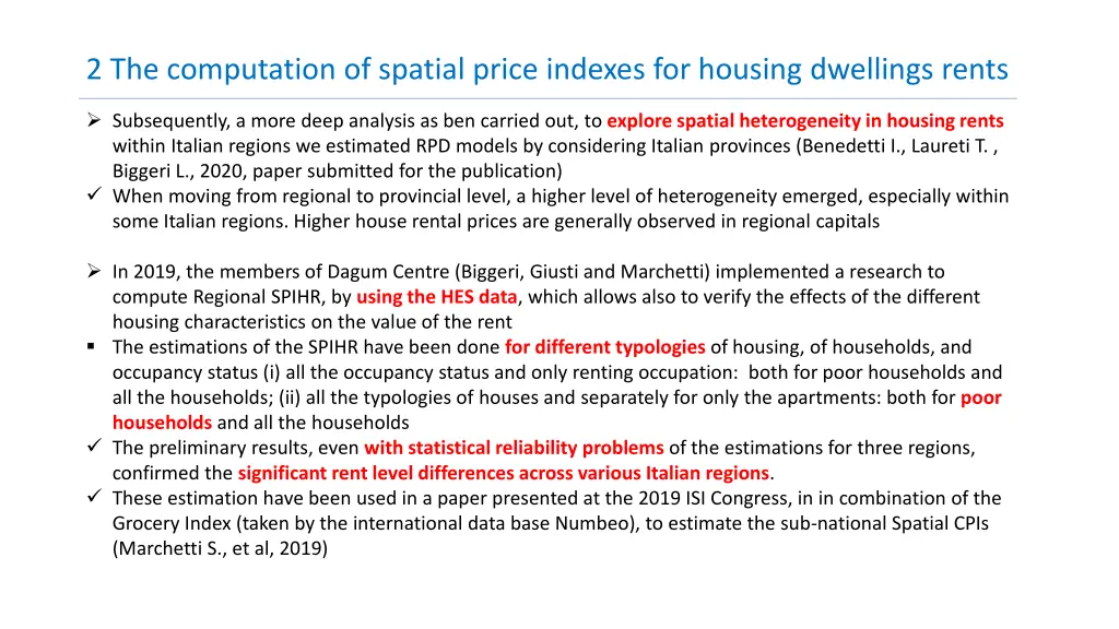 2 the computation of spatial price indexes 2
